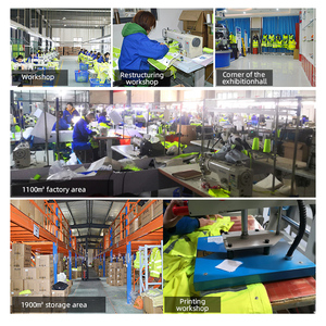 Tùy chỉnh Polyester phản quang an toàn vest với túi biểu tượng tùy chỉnh lưới vải an toàn quần áo - Product Image 6