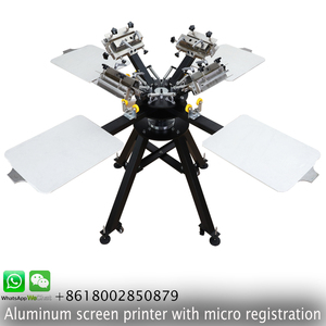 4 Color 4 Station Silk Screen Printing Kit Press <b>Machine</b> Flash Dryer DIY Tools Screen <b>Printers</b> - Product Image 3