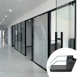 Nhôm khung văn phòng phân vùng kính và nhân tạo phân vùng tường cho phòng ngủ phòng khách nhà bếp cửa phân vùng - Product Image 1