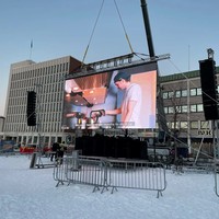 Écran LED vidéo étanche de dernière technologie pour discothèque, soirée, mariage, toile de fond P3.91