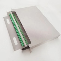 Kotak terminal serat optik luar ruangan distribusi bingkai ODF 24-port kotak sekering pull-out kotak Terminal Panel Patch serat optik