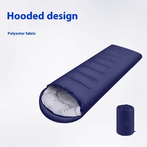 Nhà máy Outlet ấm bông dành cho người lớn ngoài trời cắm trại Túi ngủ phong bì dày Polyester với nhà máy đảm bảo chất lượng - Product Image 4