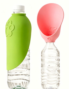 Botella de Agua Portátil para Perros con Adaptador de Silicona, Bebedero para Mascotas, Tazón de Agua para Perros para Viajes y Paseos al Aire Libre - Product Image 4