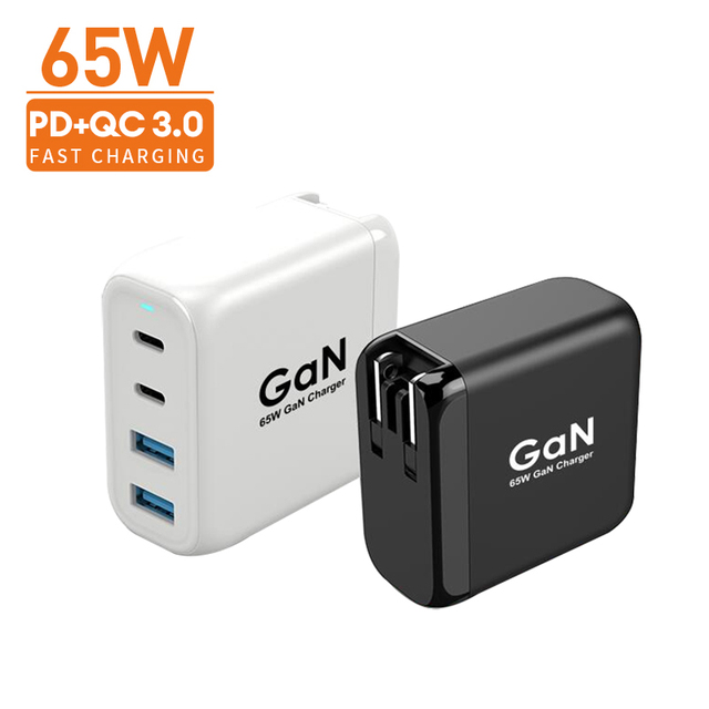 Hot Sale 4 Ports 68W GaN 2C+2A USB Type C Wall Charger Mini GaN Tech Power Adapter
