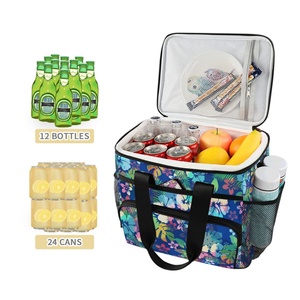 Hawaiian Custom <b>Cooler</b> Picnic Tropical Flower Insulated Lunch <b>Box</b> Large Waterproof <b>Cooler</b> Bag for Picnic Beach Outdoor - Product Image 2