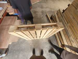 Palet kayu keras dapat disesuaikan untuk penggunaan industri 4 arah desain lembaran selip untuk pengiriman penyimpanan ukiran pribadi - Product Image 4