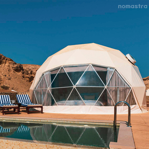 Dôme de glamping sur mesure 8m <span class=keywords><strong>avec</strong></span> une <span class=keywords><strong>chambre</strong></span> <span class=keywords><strong>et</strong></span> une <span class=keywords><strong>cuisine</strong></span>, en PVC coupe-vent, pour fêtes de luxe en extérieur, resorts désertiques, ROI élevé - Product Image 4