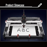 Mould King 13181 Technical MOC APP Programming Plotter Model Assembly STEM Brick Toys Kids Christmas Gift Building Block Sets