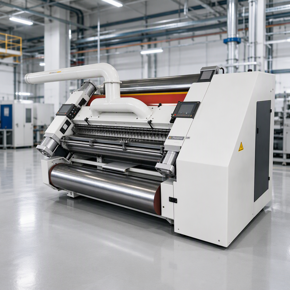 Fingerless Single Facer Automatic Electric Corrugated Box Production ...