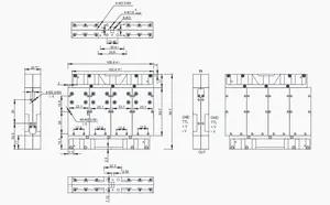 פס 33.75-36.25ghz כוח פלט 140 וואט כוח פלט bj320 מחברים מצב מוצק