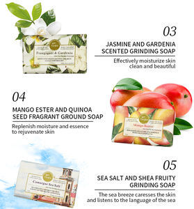 Güzellik organik cilt bakımı yüz vücut üretim doğal fransız koku banyo 200g sabun derin temizlik için aydınlatma beyazlatma - Product Image 4