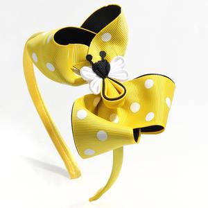 Belle bande dessinée pince à cheveux pour fille enfants ruban arc épingle à cheveux accessoires mignon paillettes abeille pinces à cheveux décoratif Barrette bijoux - Product Image 6