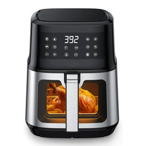 Appareil ménager intelligent Grille-pain Four Machine chaude Sans huile Oem Air <span class=keywords><strong>Friteuse</strong></span> électrique Gourmet 4.5L Verre Air Fryer - Product Image 1