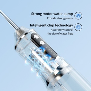 Irrigador Bucal Eléctrico Inteligente Profesional Inalámbrico con Cabezal de Cepillo y Tanque de Agua 2025 - Limpiador Bucal Económico sin Cable - Product Image 3