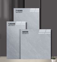 Carreaux de sol en céramique effet marbre gris 60x120cm pour salon, finition brillante, motif carré, bon prix