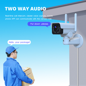 กล้องวงจรปิด PTZ POE 8MP 4K 5MP Ai ออปติคอลซูมสองทางเสียงกลางแจ้งกล้องรักษาความปลอดภัย5X แอป P6SLite - Product Image 2