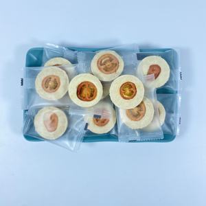 ביסקוויטים עגולים מבשר עוף טרי עם עצמות, חטיפי חתולים סיטונאיים, פרסים לאימון חתולים, חטיפים לחתולים בכמויות גדולות, שירות OEM/ODM - Product Image 5