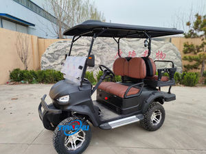 <span class=keywords><strong>2</strong></span>+<span class=keywords><strong>2</strong></span> Golfcarts 4-Sitzer Elektro-Golfcart Buggy Club Car Elektrofahrzeug Stahlkonstruktion Golfcarts zum Verkauf - Product Image 5