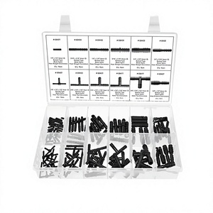 Conector de Rociador de Agua de Conexión Rápida para Automóvil, Reductor Recto en Forma de T, 12 Tamaños, Juego en Caja de Plástico Negro - Product Image 5