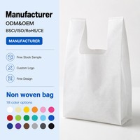 Sac de courses robuste en PP non tissé avec soufflets, logo personnalisé, laminé, imperméable, réutilisable, écologique, pour achats en gros