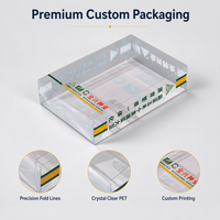Boîte d'emballage en PVC transparente haute résistance pour savon artisanal et produits agricoles, en vente