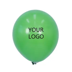 廉价定制标志印刷气球5 10 12 18英寸个性化乳胶广告印刷Globos乳胶气球带颜色