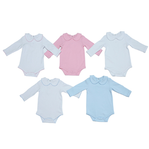 Haute qualité bébé vêtements filles garçons 0-12 mois bébé barboteuse combinaisons unisexe tricoté bébé barboteuse avec <span class=keywords><strong>jolie</strong></span> garniture Picot - Product Image 1