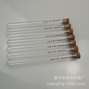 Salt By Hendrix Glass Test Tubes 15x150mm Flat Mouth Round Bottom With Cork Or Plastic Stoppers Premium Quality - Product Image 3