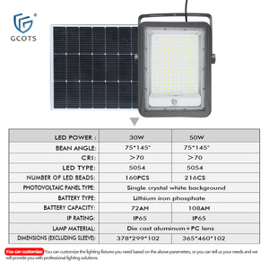 Reflector Solar de Aluminio para Exteriores, Impermeable, Súper Brillante, Luces LED Solares para Granjas, Estancias, Villas, Hoteles, Atracciones - Product Image 3