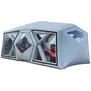Yeni tasarım taşınabilir açık katlanabilir araba garaj tentesi fuar açık araba garaj tentesi şişme araba çadırı garaj