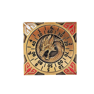 Dungeons & Dragons Polyhedral D6 Jeu de dés en métal Combinaison à six faces sept-en-un pour le groupe de course COC et l'utilisation du jeu de rotation - Product Image 5