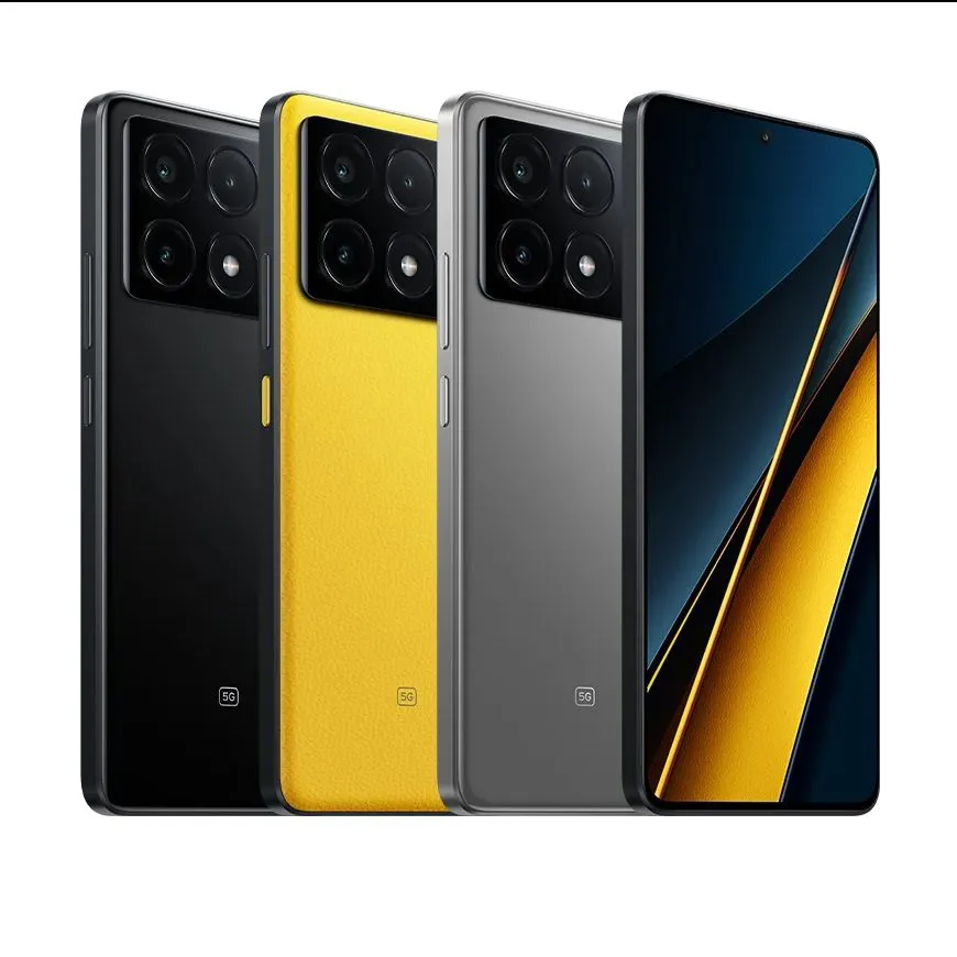 Poco X6 Pro 5G Smartphone Xiaomi Handy 128 GB/256 GB Mediatek 8300 Ultra 120 Hz AMOLED 67 W Schnellladendes Handy