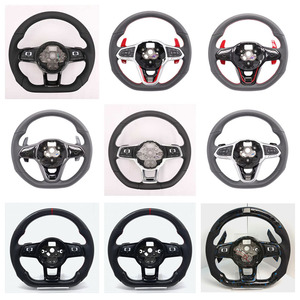 พวงมาลัยหนังแบบสปอร์ตสำหรับ Volkswagen <span class=keywords><strong>Golf</strong></span> 7 GTI <span class=keywords><strong>POLO</strong></span> GTS Passat CC <span class=keywords><strong>R</strong></span> <span class=keywords><strong>Line</strong></span> อุปกรณ์แต่งภายในรถ - Product Image 3