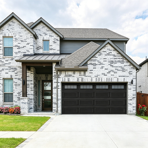 Portes <span class=keywords><strong>de</strong></span> <span class=keywords><strong>garage</strong></span> résidentielles américaines isolées en bois et en acier, sectionnelles, à ouverture <span class=keywords><strong>coulissante</strong></span>, design postmoderne, garantie 5 ans - Product Image 4