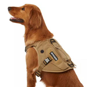 Fabricante personalizado Oxford <span class=keywords><strong>Large</strong></span> <span class=keywords><strong>Dog</strong></span> <span class=keywords><strong>Harness</strong></span> <span class=keywords><strong>Dog</strong></span> Heavy Duty Body <span class=keywords><strong>Harness</strong></span> <span class=keywords><strong>Harness</strong></span> para cães de grande raça - Product Image 1