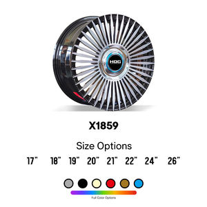Tapas de centro flotante personalizadas HQG 16 17 18 19 20 21 22 pulgadas 5x100 5x120 ruedas forjadas Blackfull 1/2/3 piezas ruedas para Audi - Product Image 4