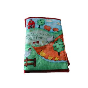 Produits de vente chaude OEM Livres en tissu pour animaux de ferme Prévention de la destruction Livre éducatif pour bébé Jouets intelligents en peluche - Product Image 2