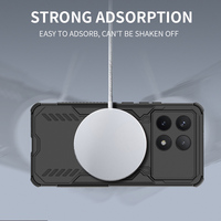 Nouveau étui de protection d'aile de Dissipation thermique Airbag Anti-chute Protection contre les chutes étui arrière pour Xiaomi Poco F6 Pro/Redmi K70/K70 Pro