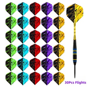 Набор прочных перьев для дротиков DINGZHUN из ПЭТ для мягких и стальных наконечников, серия премиум-класса, перья для дротиков DIY - Product Image 6