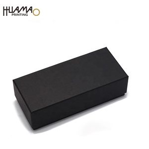 Caja de Empaque para Gafas con Tapa y Base Rígidas en Negro Mate, Impresión de Logotipo Personalizado, Estuche de Almacenamiento de Cartón Premium para Lentes de Sol y Gafas - Product Image 2