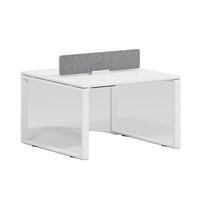 Chaise de bureau pour personnel, combinaison moderne et minimaliste en PVC, simple, pour 4 à 6 personnes, avec écran de séparation, pour bureau d'ordinateur