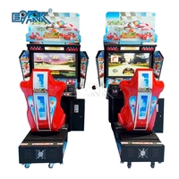 Machine de jeu de course de voiture Simulateur de conduite Arcade Racing Car Game Simulator Ride On Car Game For Sale