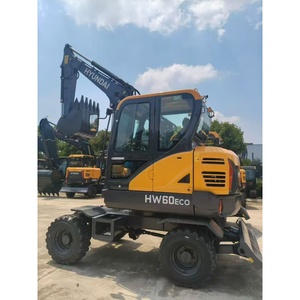 Excavatrice sur pneus Hyundai HW60, Nouvelle excavatrice sur pneus Hyundai 60, Excavatrice sur pneus 6 tonnes, Hyundai 210W, Excavatrice sur pneus Hyundai à vendre - Product Image 1