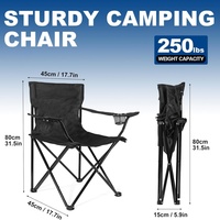 Chaises pliantes portables pour adultes et adolescents, design compact, camping, plage, pique-niques, événements en plein air, chaises de camping légères