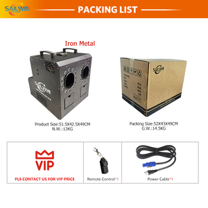 2000W 3in1 RGB Led âm thanh chuyên nghiệp video & ánh sáng sương mù bong bóng Máy Sta hiệu ứng đặc biệt điều khiển từ xa thiết bị khói - Product Image 4