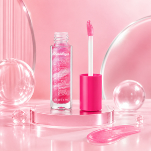 Vente en gros OEM/ODM – Gloss à lèvres minéral hydratant et nourrissant, maquillage des lèvres rose fruité, facile à appliquer, liquide, longue tenue, ne déteint pas - Product Image 2
