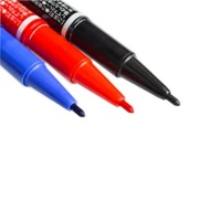 Marqueur d'encre double stylo CCL anti-gravure pour carte de circuit imprimé DIY (rouge, bleu, noir)