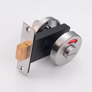 Accessoires voor openbare toiletafscheidingen Rood en groen Bezet/leeg Deursloten Cilinderslot Verdikt indicatorslot - Product Image 2