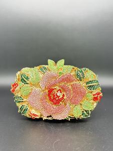 Bolso de mano 2026: Nuevo bolso de noche de lujo con diseño de pavo real, diamantes y aleación, ideal para cenas, fiestas y bodas. - Product Image 2