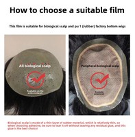 Bande adhésive super résistante longue durée pour perruques, extensions capillaires, étanche, pour toupets et films de perruques en dentelle